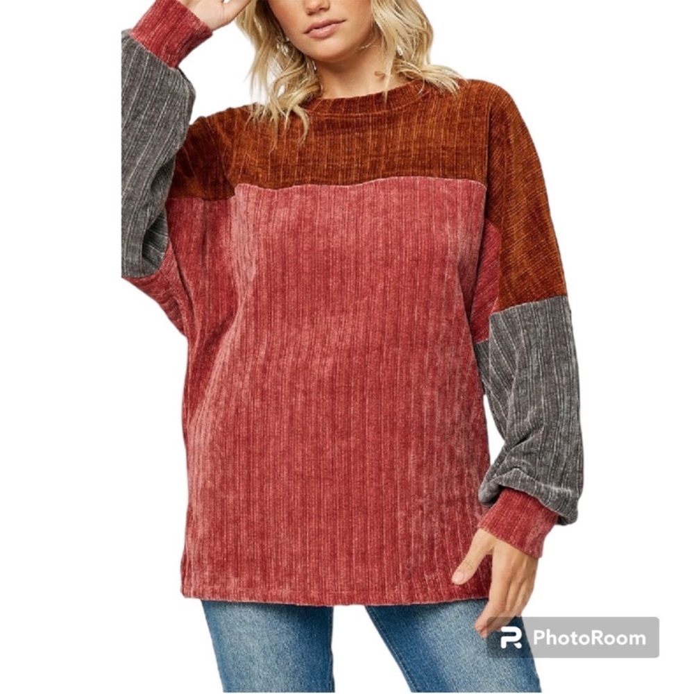 Colorblock Women's Sweater